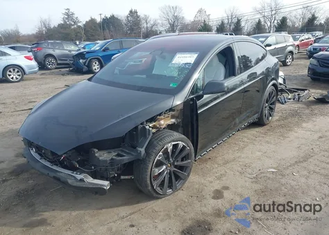 2023 Tesla Model X Dual Motor All-Wheel Drive/Standard Range из США, поврежденный, VIN 7SAXCDE50PF385348